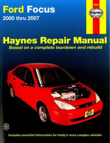 2003 ford focus shop manual